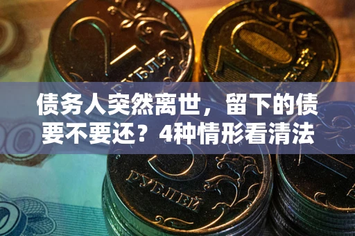 北京债务人突然离世，留下的债要不要还？4种情形看清法律判决