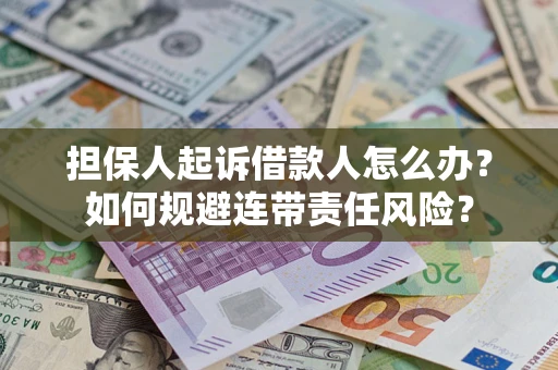 北京担保人起诉借款人怎么办？如何规避连带责任风险？